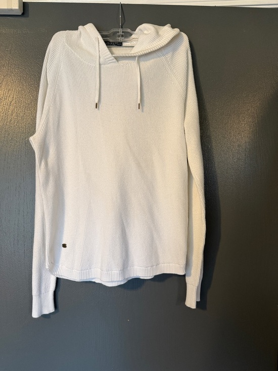 Lauren Ralph Lauren Sweaters - Lauren Ralph Lauren White Hooded Scoop Neck Sweater